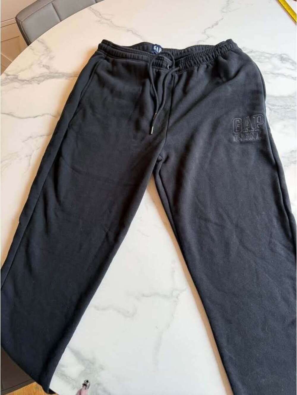 GAP black track pants large